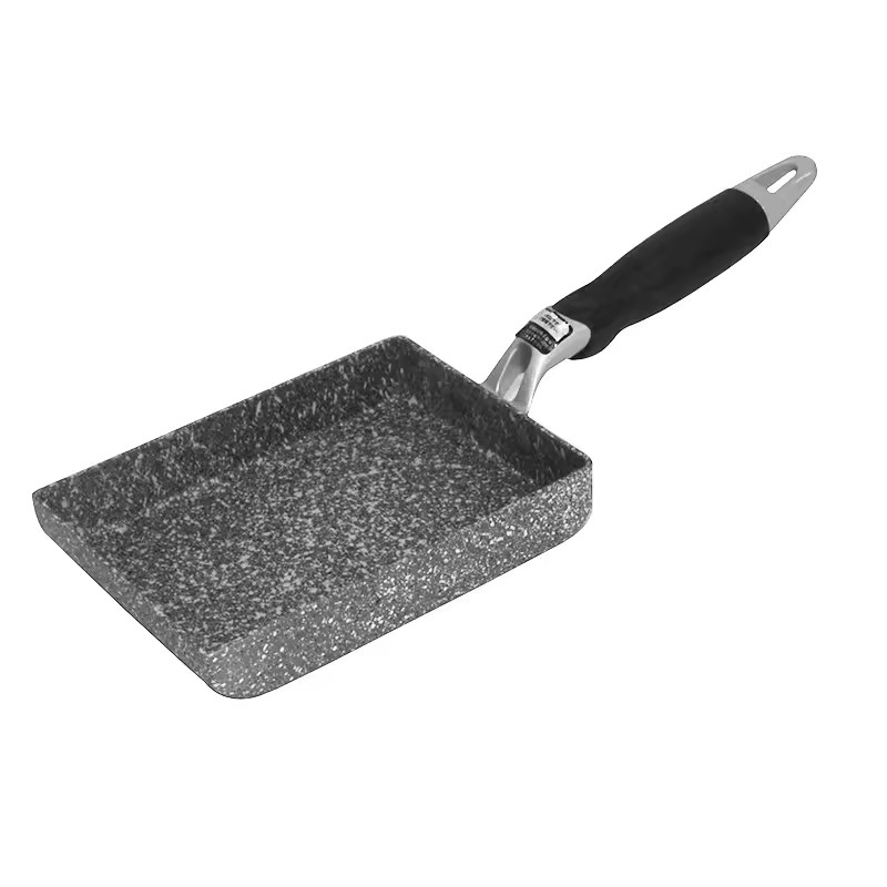 Uniwersalna patelnia do smażenia o niestandardowym rozmiarze, grill indukcyjny, bezdymny stek, nieprzywierająca, kuchenna patelnia grillowa