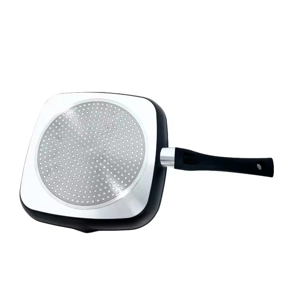 Naczynia kuchenne Zewnętrzna patelnia z powłoką granitową Kwadratowa patelnia do grillowania