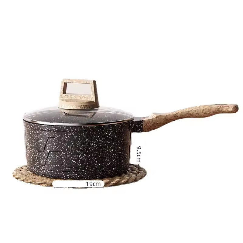 Garnek uzupełniający do smażenia dla dzieci, gotowany, zintegrowany garnek z powłoką nieprzywierającą, garnek do zupy domowej, makaronu błyskawicznego