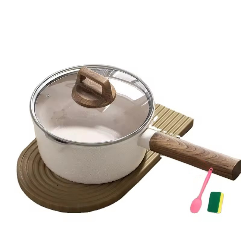 Pszenica, ryż, kamień, akademik, garnek dla dzieci, garnek dla niemowląt, nieprzywierający, garnek z gorącym mlekiem, makaron instant