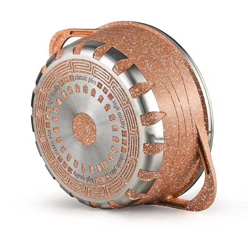 Zhiye 2024 Aluminiowe garnki i patelnie do gotowania Naczynia kuchenne Nieprzywierające naczynia kuchenne Narzędzia kuchenne Naczynia kuchenne