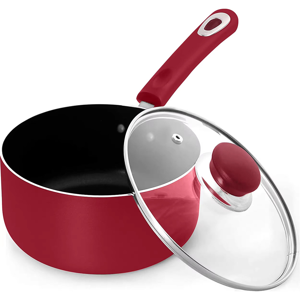 18 cm 20 cm 22 cm 24 cm 26 cm Niestandardowe logo Rozmiar Nieprzywierająca patelnia do sosu mlecznego z pokrywką